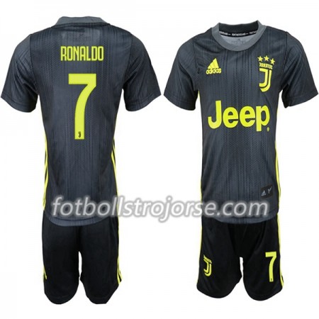 Juventus Matchtröjor Ronaldo 7 Barn Tredje Fotbollströja 2018-2019 Juventus Matchtröjor Ronaldo 7 Barn Tredje Fotbollströja 2018-2019